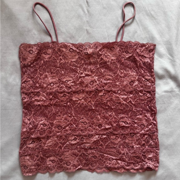 Secret Treasures Pink Lace Cami Top | Size Small - Picture 2 of 4